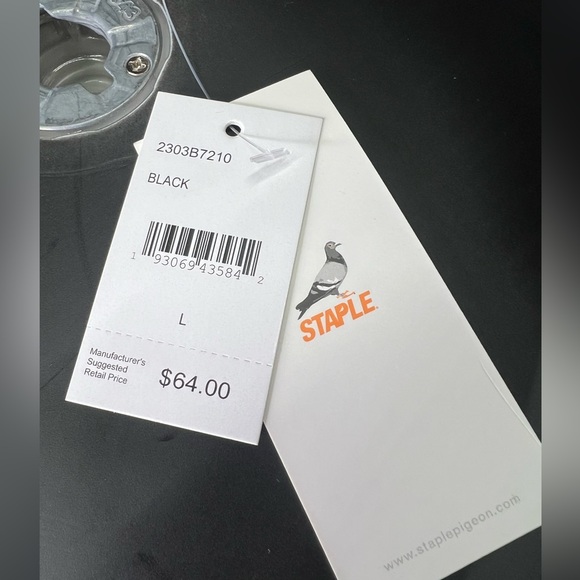 Staple Pigeon black drawstring logo shorts - Picture 6 of 10